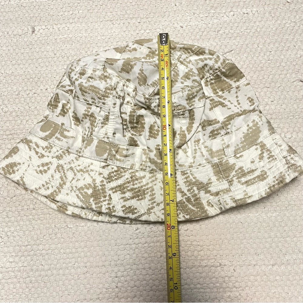 J. Crew Unisex Bucket Hat in color Off White/Tan Size M/L - Picture 9 of 9
